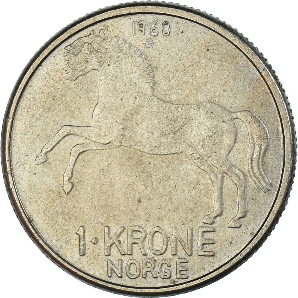 Coin, Norway, Krone, 1960
