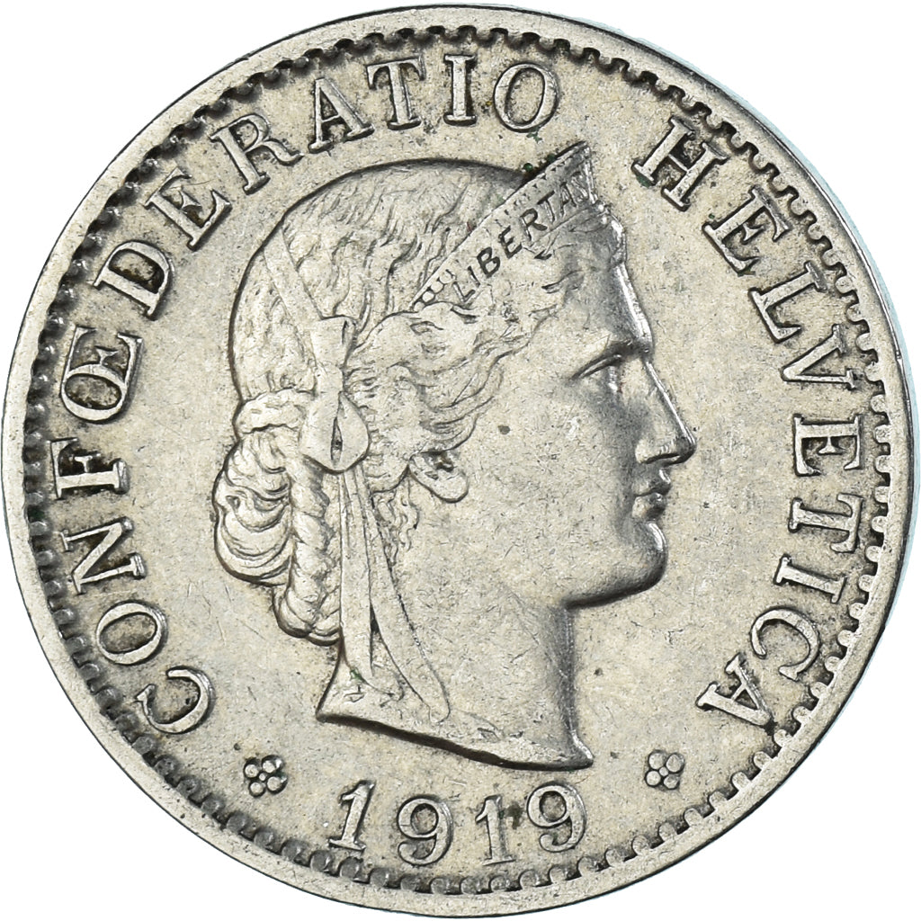 Moneta, Svizzera, 20 Rappen, 1919