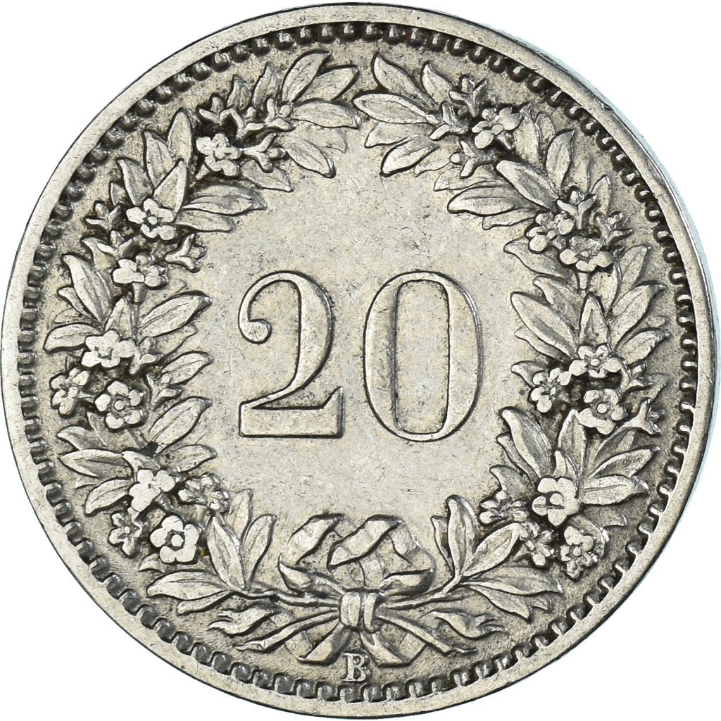 Moneta, Svizzera, 20 Rappen, 1919