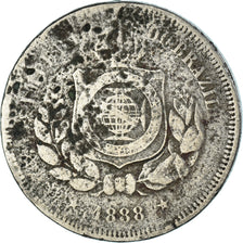 Monnaie, Brésil, 100 Reis, 1888