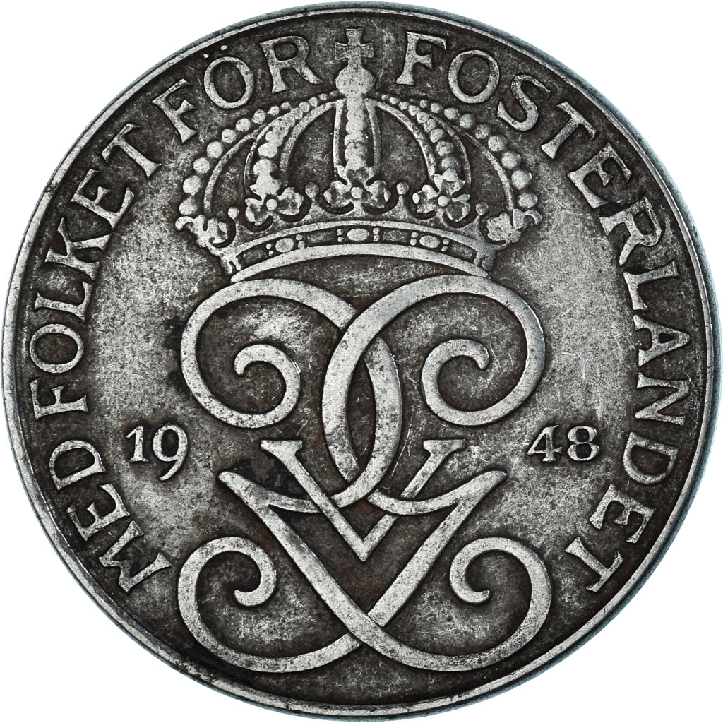 Moneta, Szwecja, 5 Öre, 1948