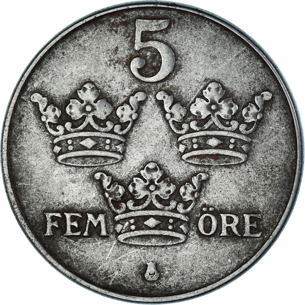 Moneta, Szwecja, 5 Öre, 1948