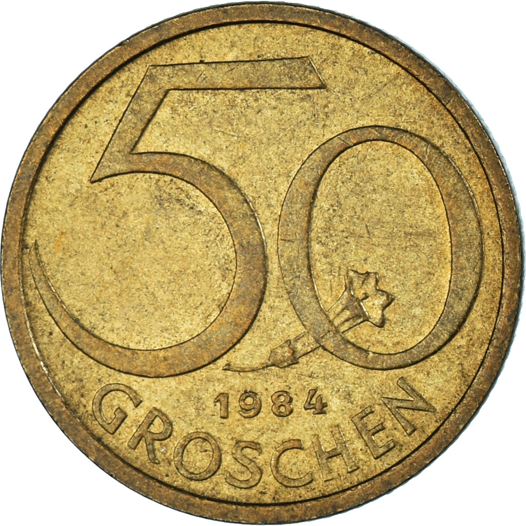 Coin, Austria, 50 Groschen, 1984