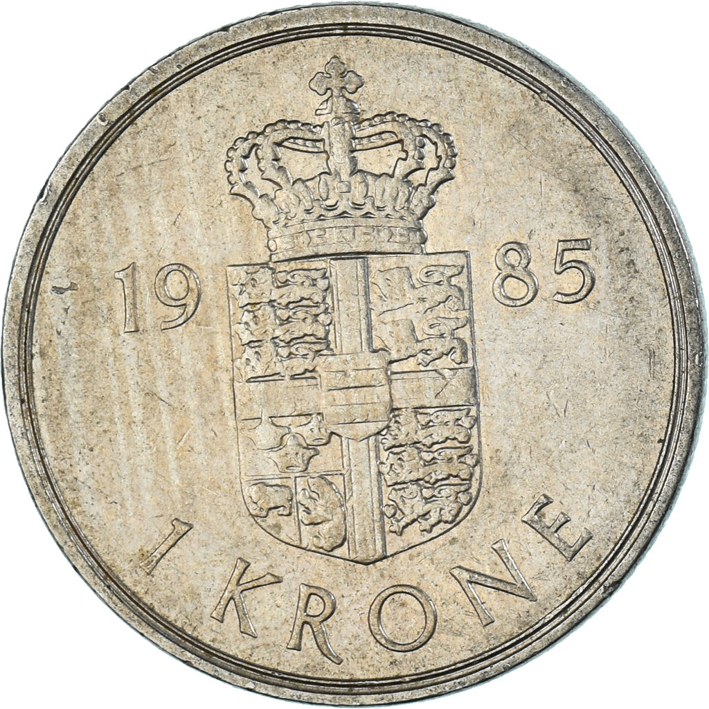 Moeda, Dinamarca, Krone, 1985