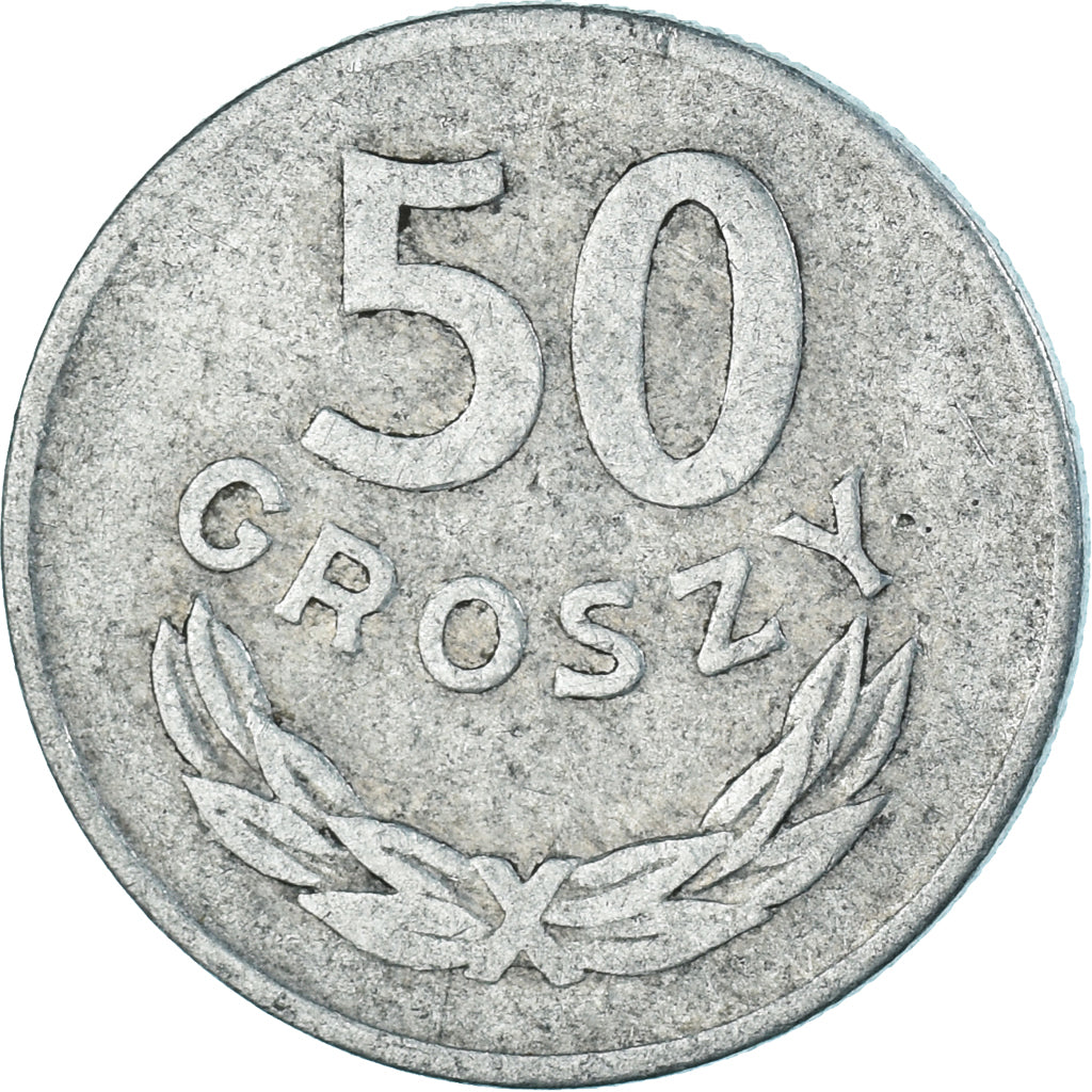 Monnaie, Pologne, 50 Groszy, Undated