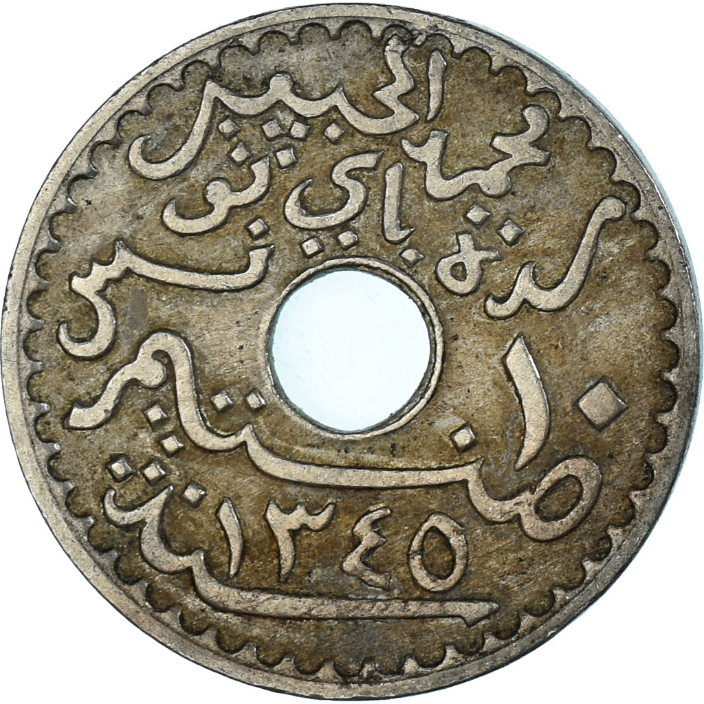 Moneta, Tunisia, 10 Centimes, 1926