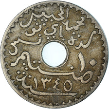 Moneta, Tunisia, 10 Centimes, 1926