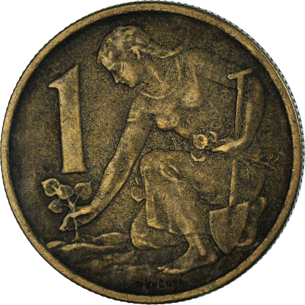 Coin, Czechoslovakia, Koruna, 1961