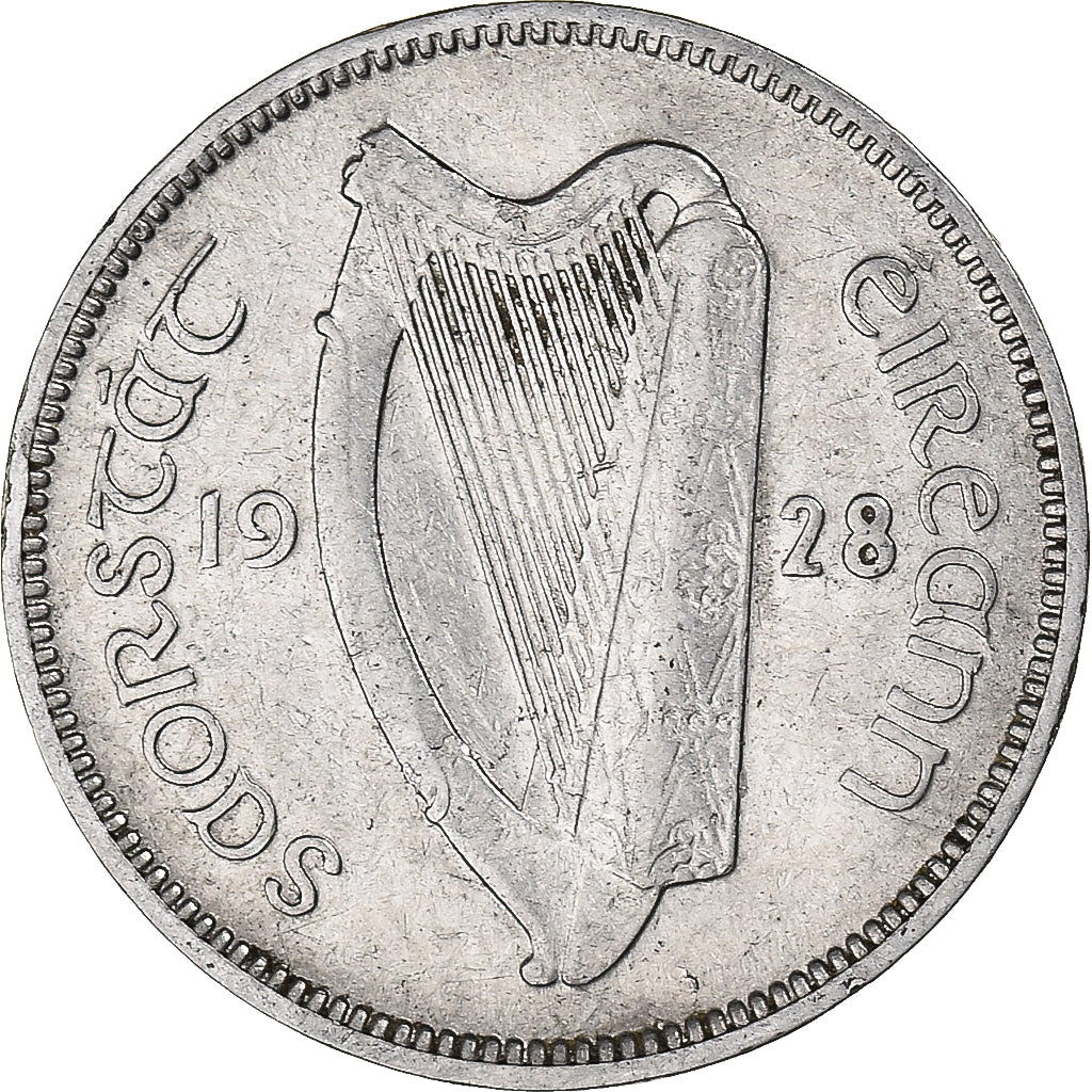 Moneta, Irlanda, 6 Pence, 1928