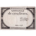 Francja, 5 Livres, An 2, SERIE 1598, EF(40-45), KM:A76, Lafaurie:171