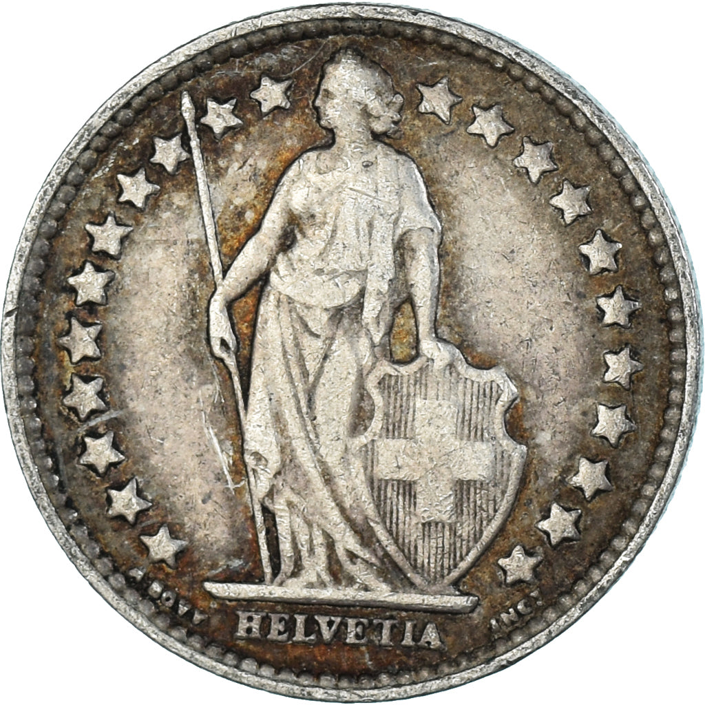 Coin, Switzerland, 1/2 Franc, 1909