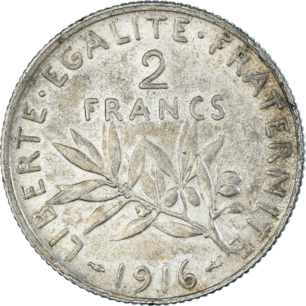 Moneda, Francia, 2 Francs, 1916