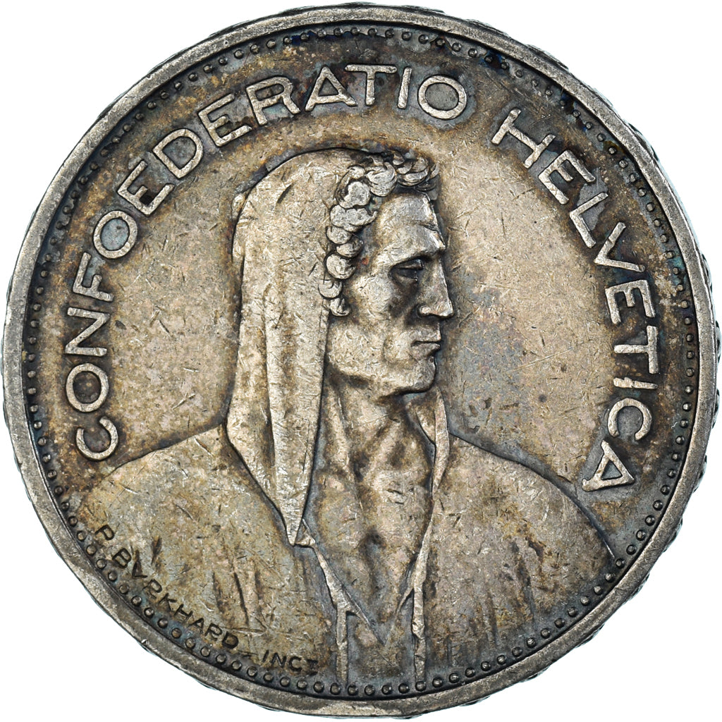 Coin, Switzerland, 5 Francs, 1933