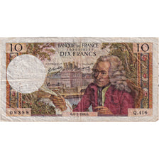 Francia, 10 Francs, Voltaire, 1968, Q.416, BC, Fayette:62.33