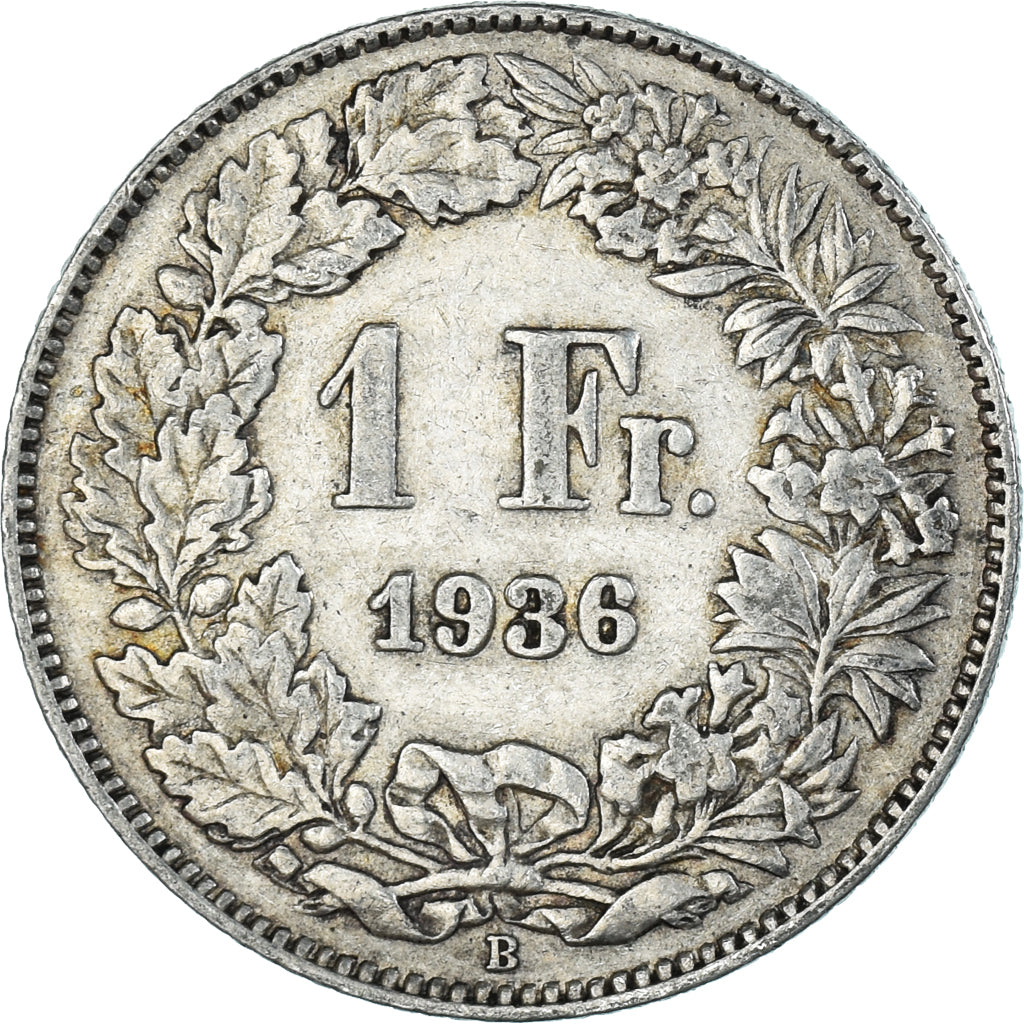 Coin, Switzerland, Franc, 1936