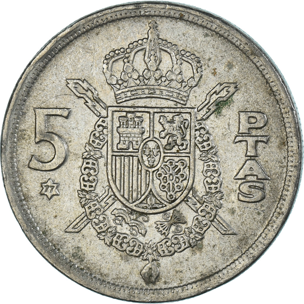 Monnaie, Espagne, 5 Pesetas, 1977