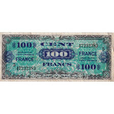 France, 100 Francs, Flag/France, 1945, 47232383, VF(30-35), Fayette:VF25.5