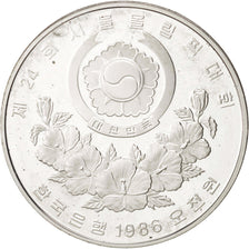 KOREA-SOUTH, 5000 Won, 1986, MS(63), Silver, KM:54