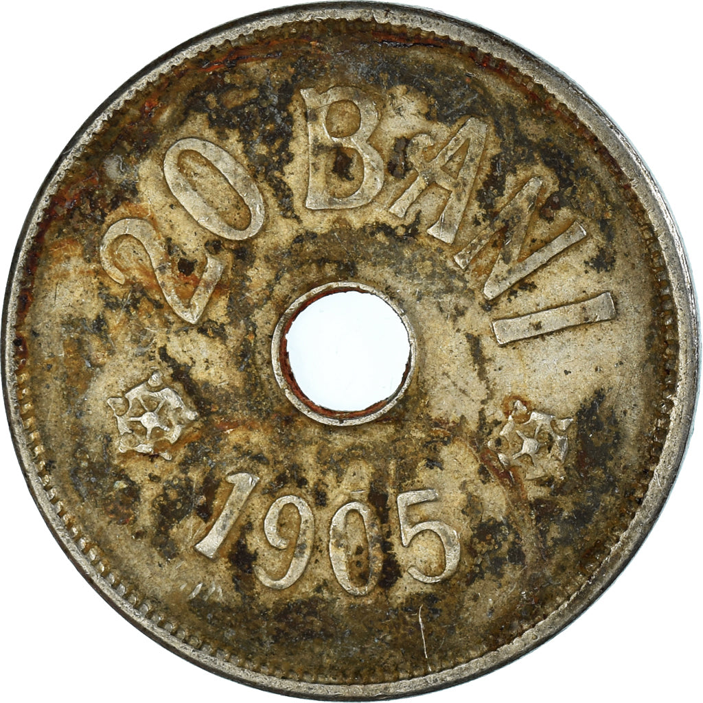 Coin, Romania, 20 Bani, 1905
