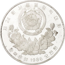 COREA DEL SUD, 5000 Won, 1986, SPL, Argento, KM:55