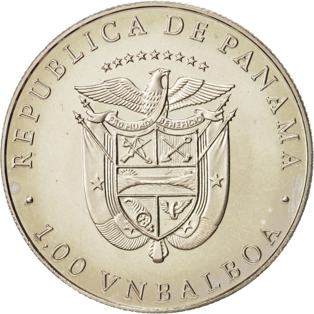 Panama, Balboa, 1988, MS(63), Copper-nickel, KM:4