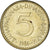 Münze, Jugoslawien, 5 Dinara, 1986