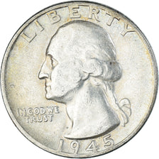 Coin, United States, Quarter, 1945