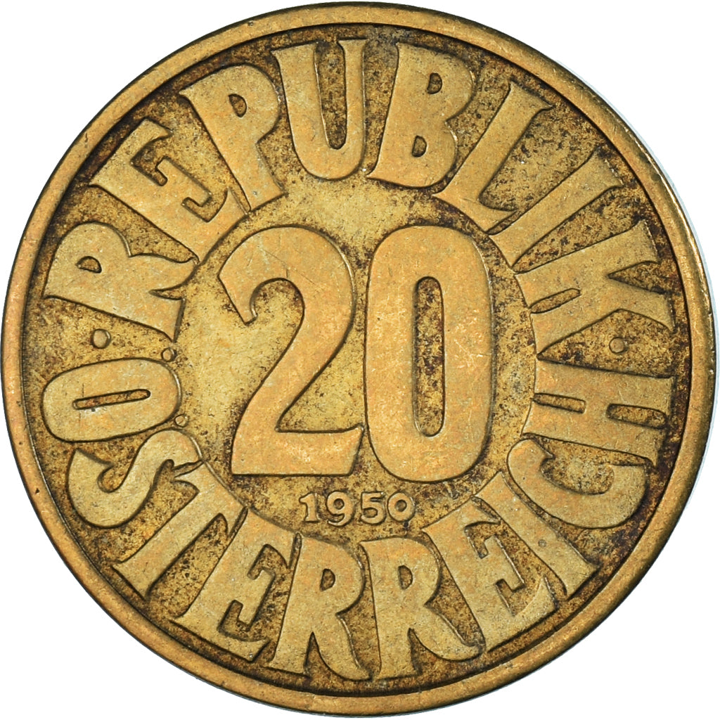 Coin, Austria, 20 Groschen, 1950
