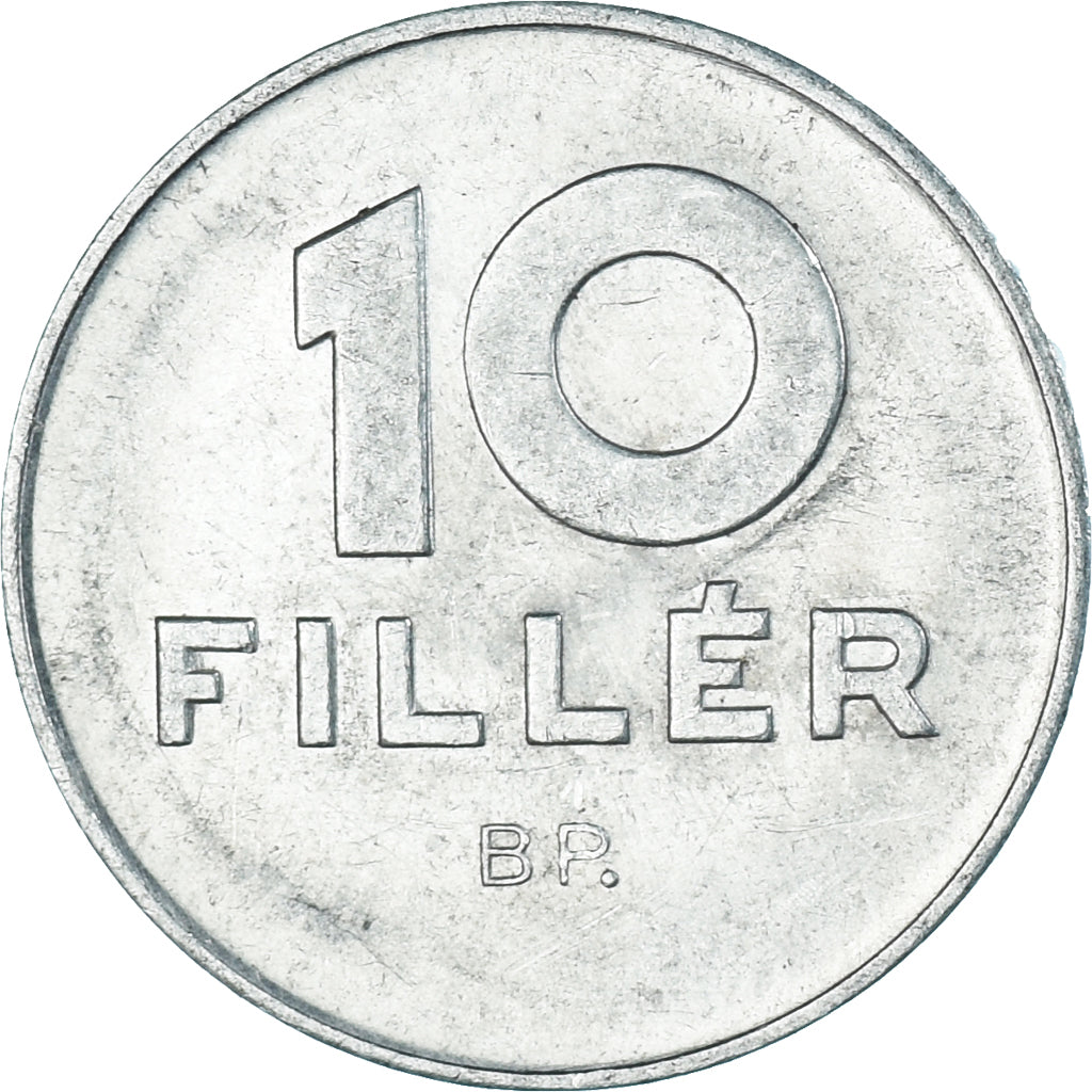 Moeda, Hungria, 10 Filler, 1972