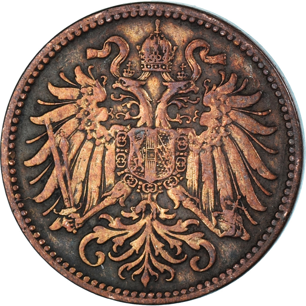 Coin, Austria, 2 Heller, 1904
