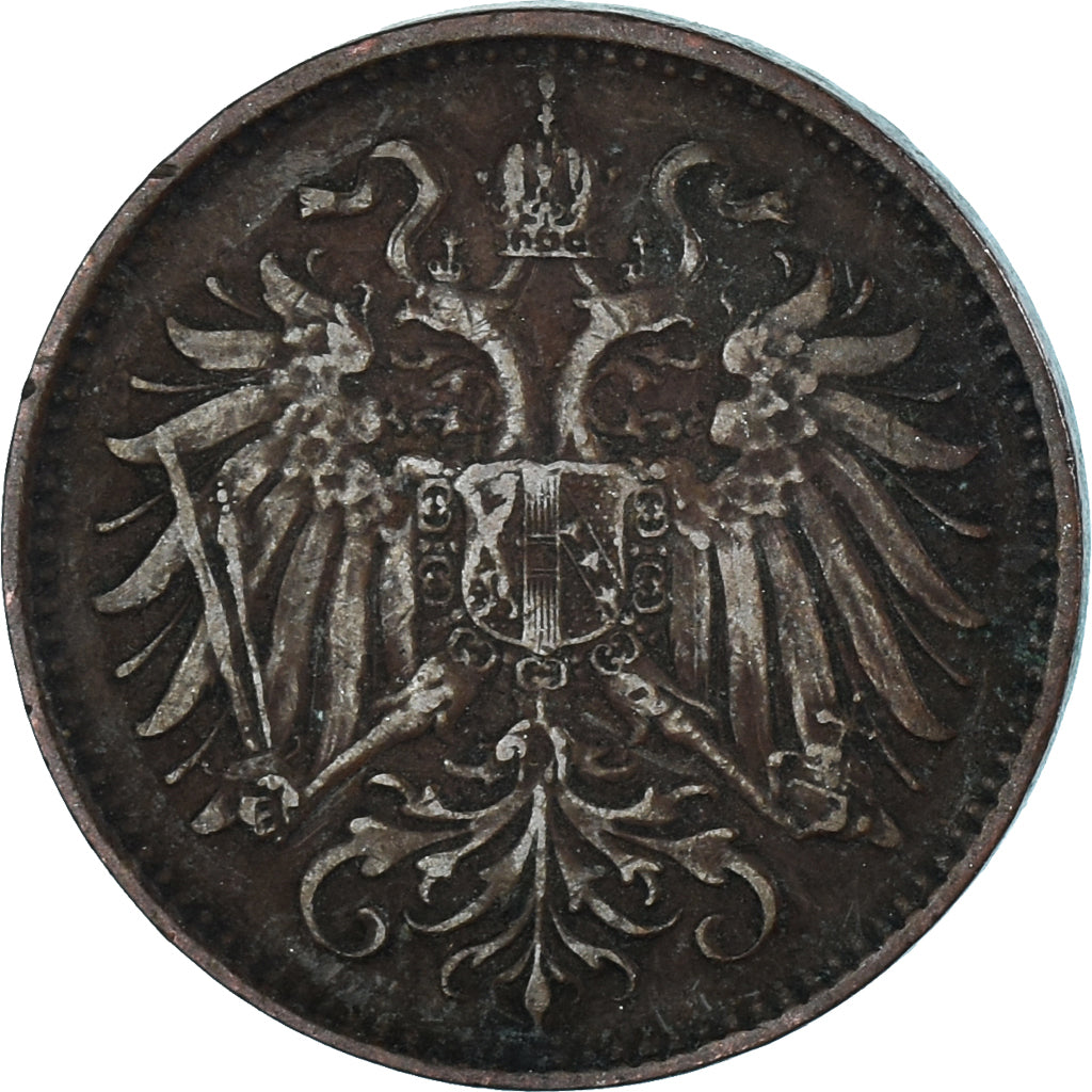 Coin, Austria, 2 Heller, 1893