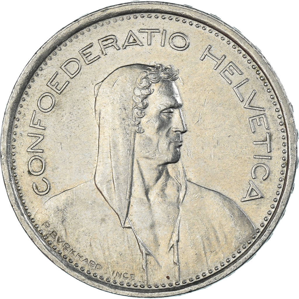 Coin, Switzerland, 5 Francs, 1968