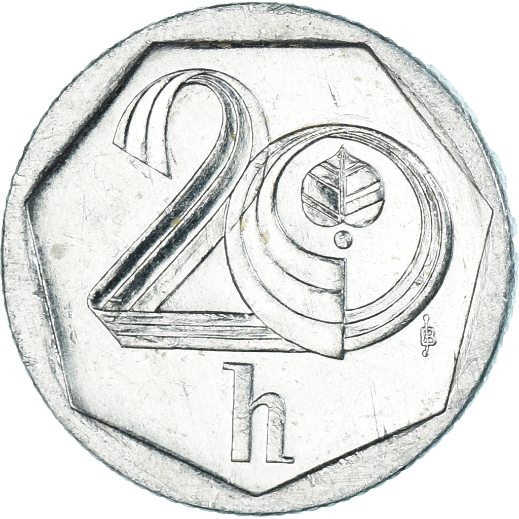 Monnaie, République Tchèque, 20 Haleru, 2000