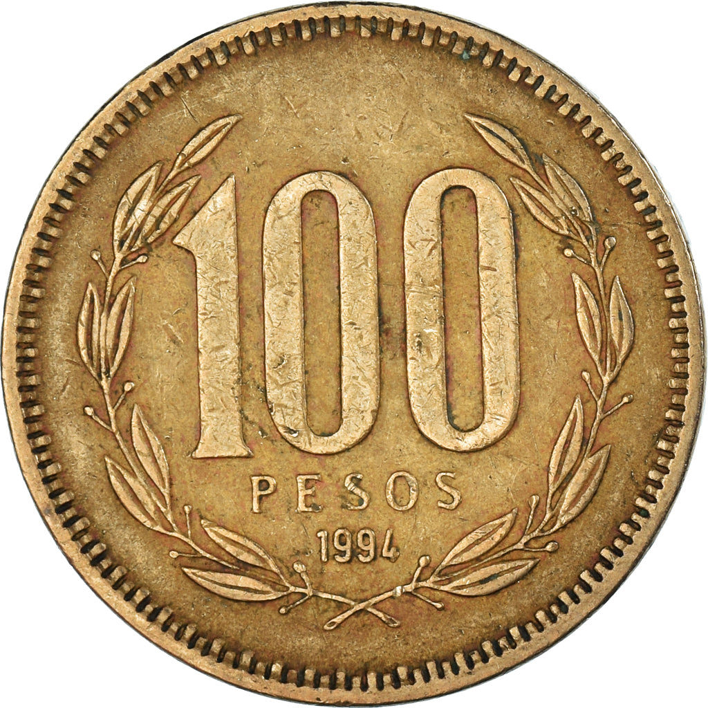 Moeda, Chile, 100 Pesos, 1994