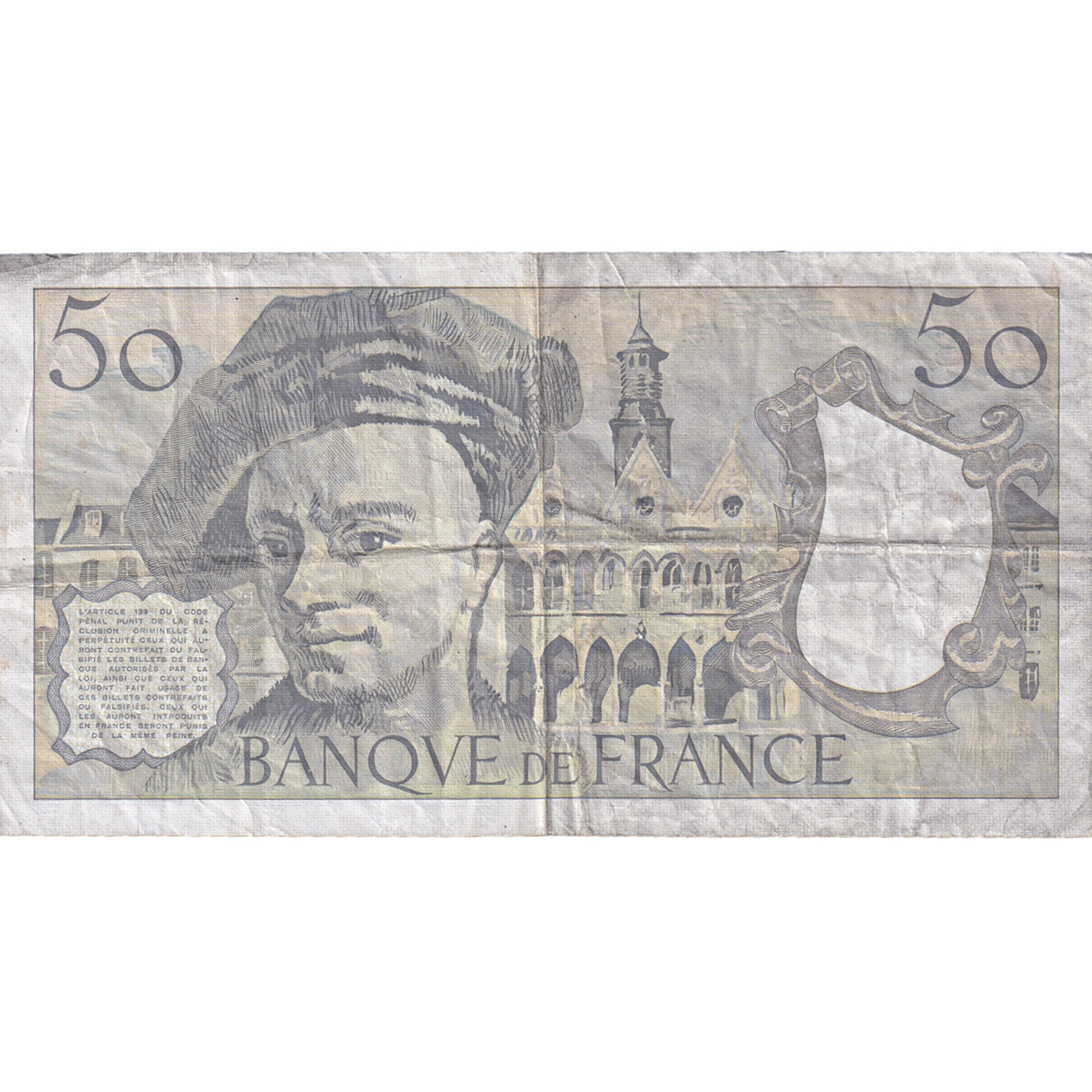 Frankrijk, 50 Francs, Quentin de La Tour, 1991, U.64, SPL, Fayette:67.17