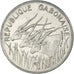 Coin, Gabon, 100 Francs, 1972