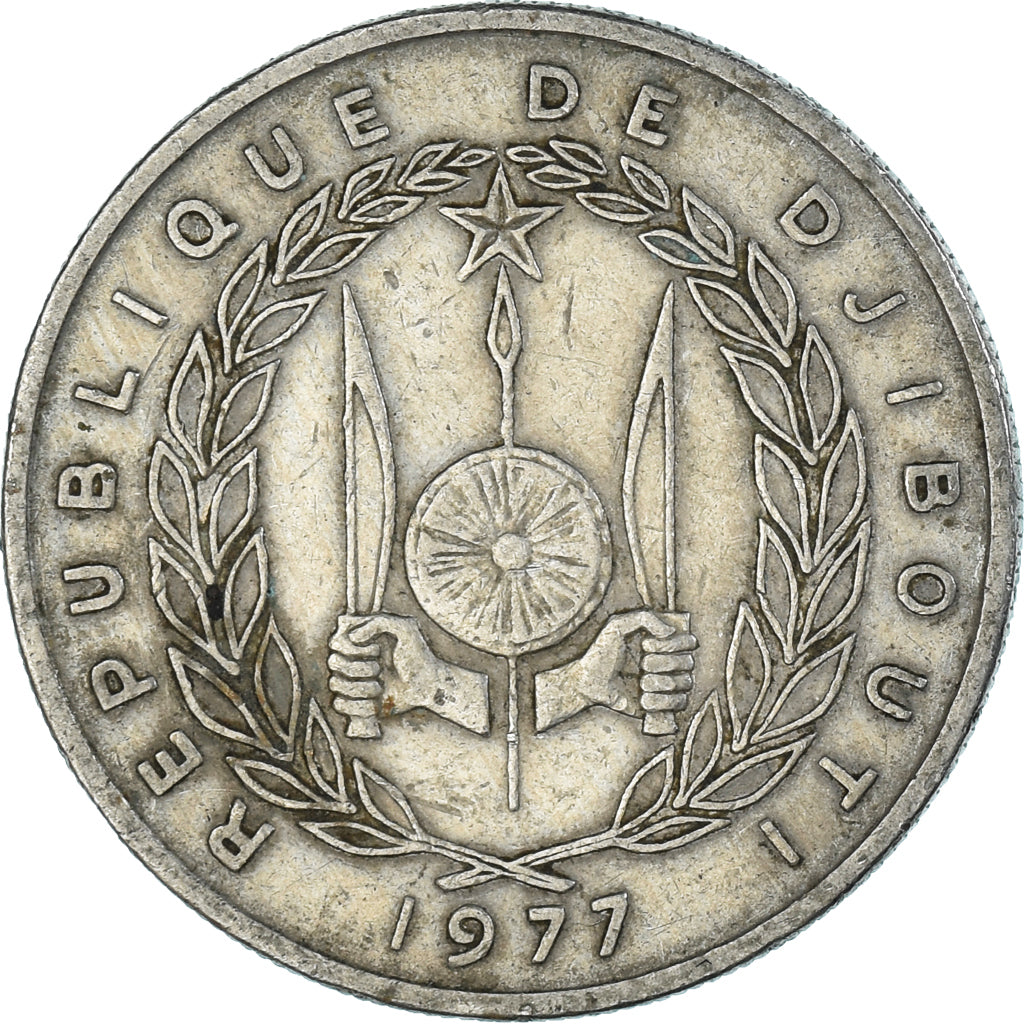 Monnaie, Djibouti, 50 Francs, 1977