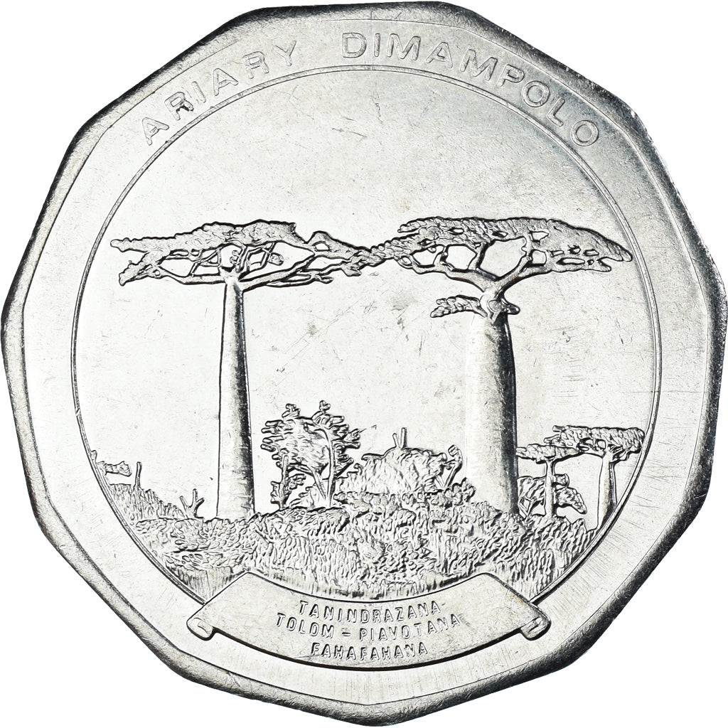 Moeda, Madagáscar, 50 Ariary, 1992
