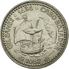 Coin, Portugal, 100 Escudos, 1987, AU(55-58), Copper-nickel, KM:639