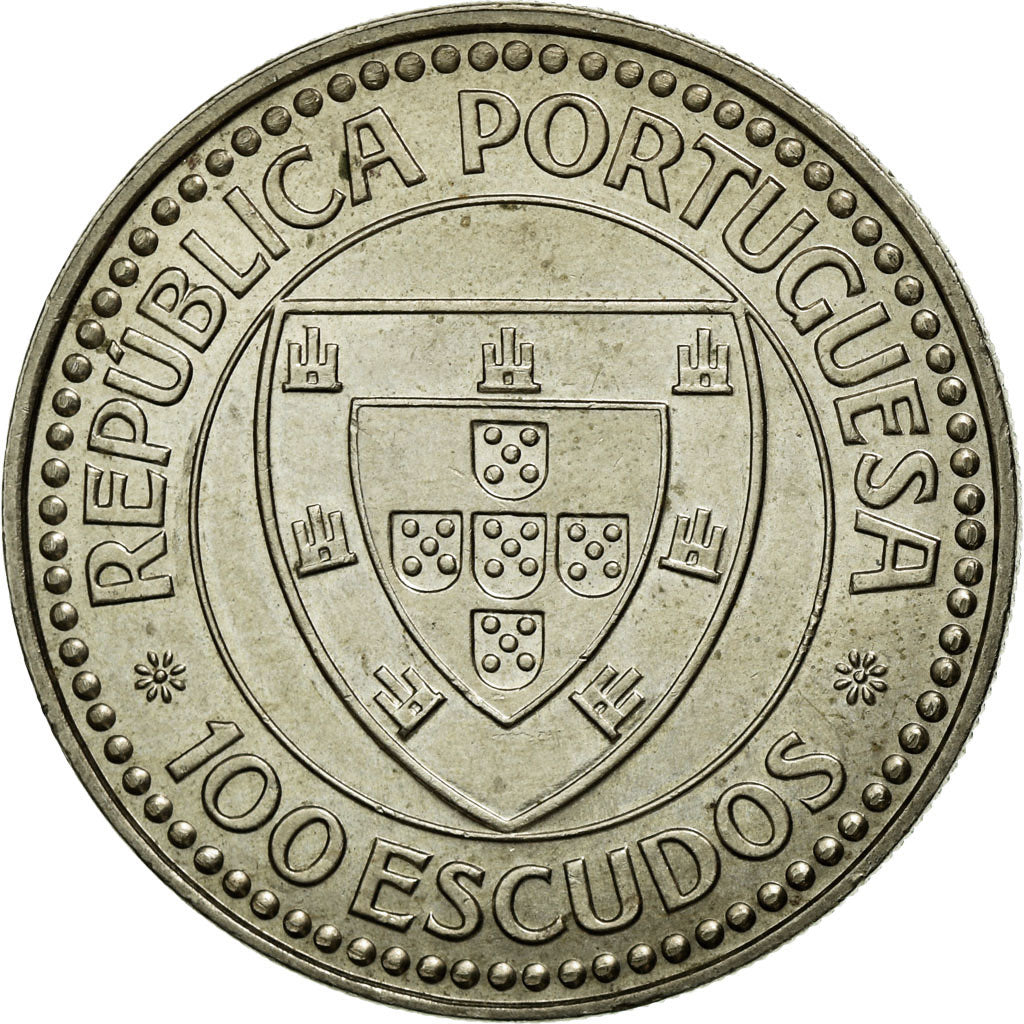 Coin, Portugal, 100 Escudos, 1987, AU(55-58), Copper-nickel, KM:639
