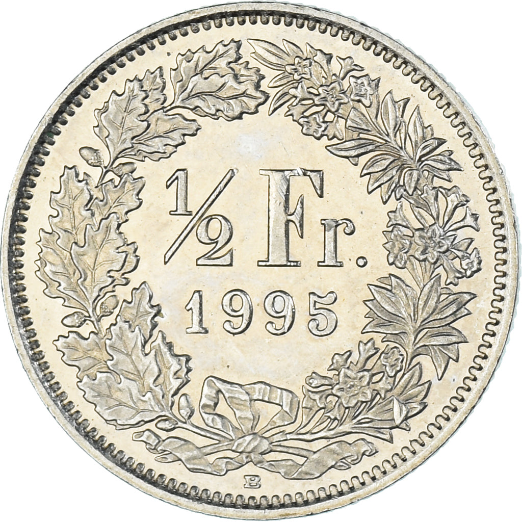 Moneta, Svizzera, 1/2 Franc, 1995