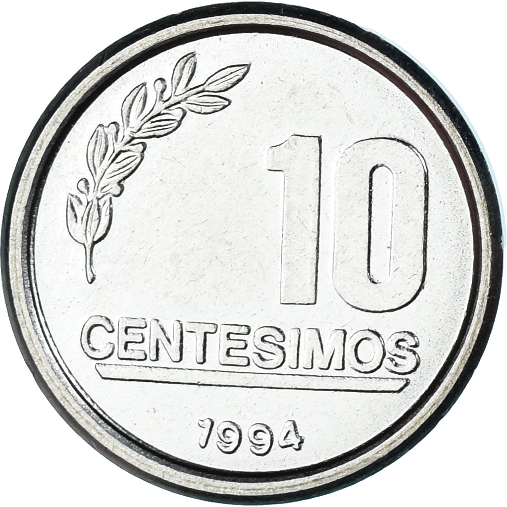 Monnaie, Uruguay, 10 Centesimos, 1994