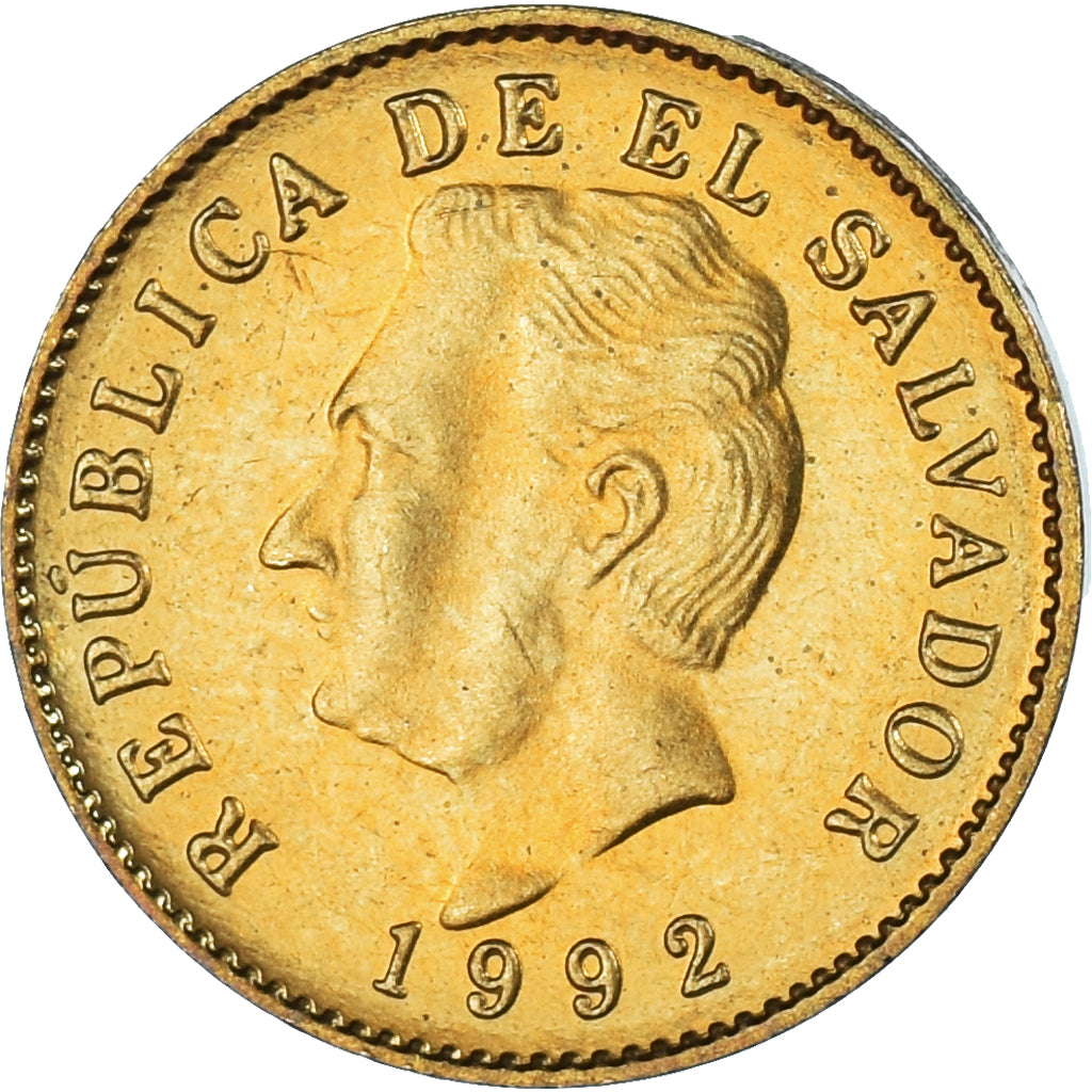 Coin, El Salvador, Centavo, 1992