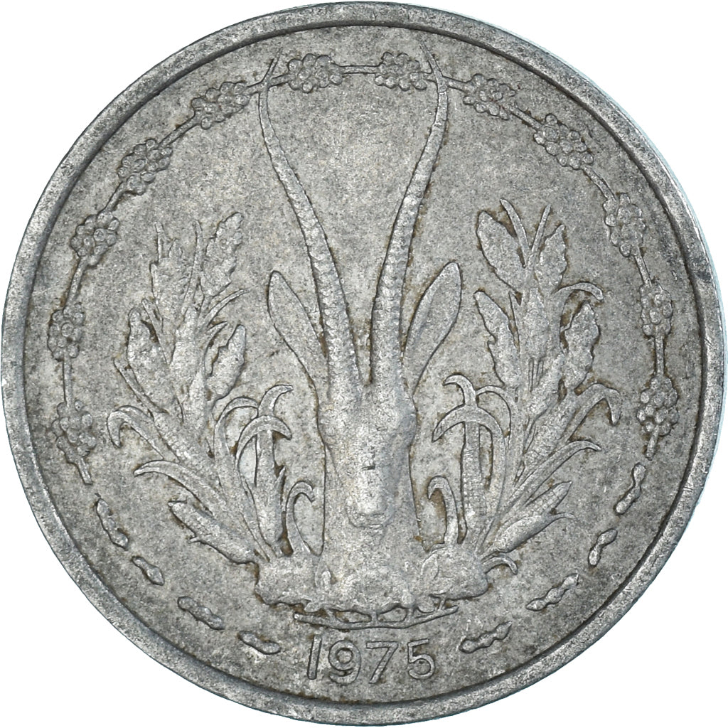 Coin, West African States, Franc, 1975