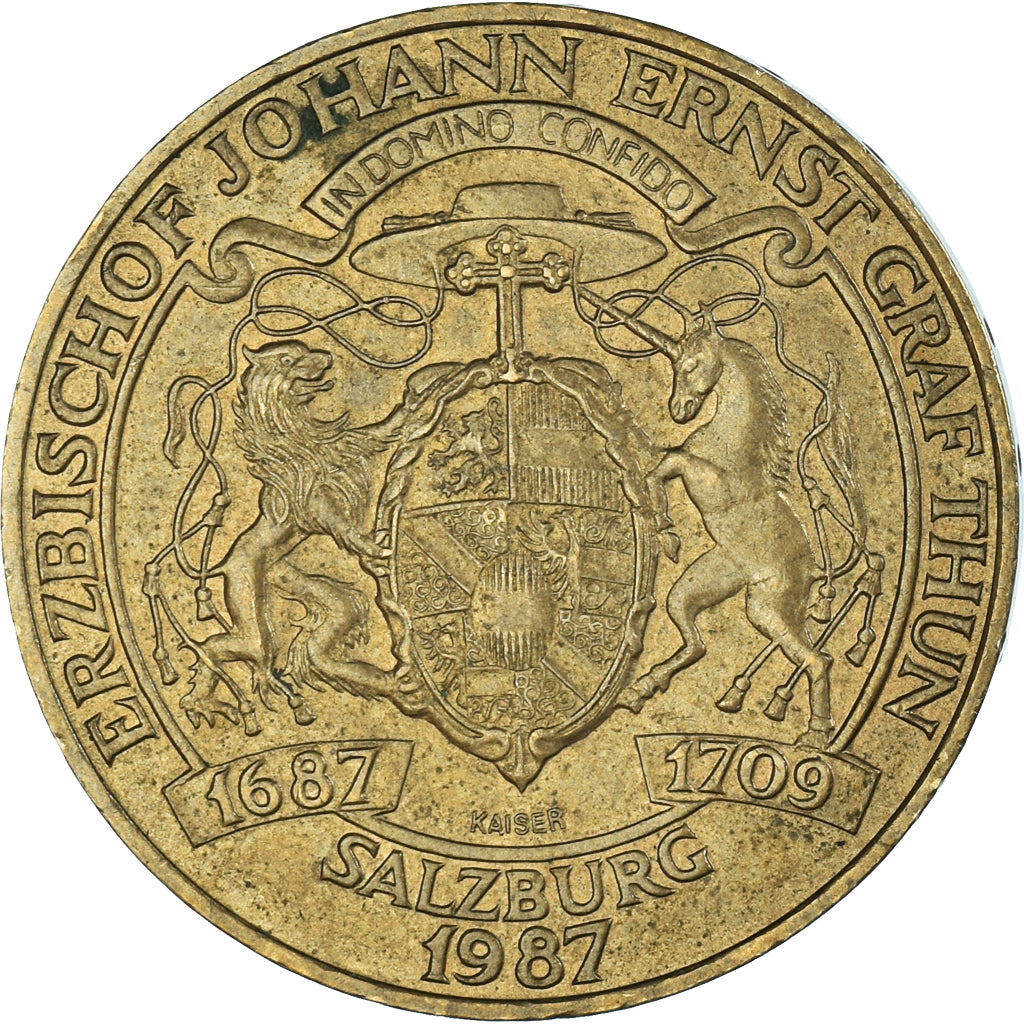 Moeda, Áustria, 20 Schilling, 1987