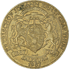 Moeda, Áustria, 20 Schilling, 1987