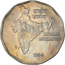 Moneta, India, 2 Rupees, 1994