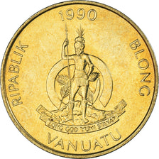 Moneda, Vanuatu, 5 Vatu, 1990