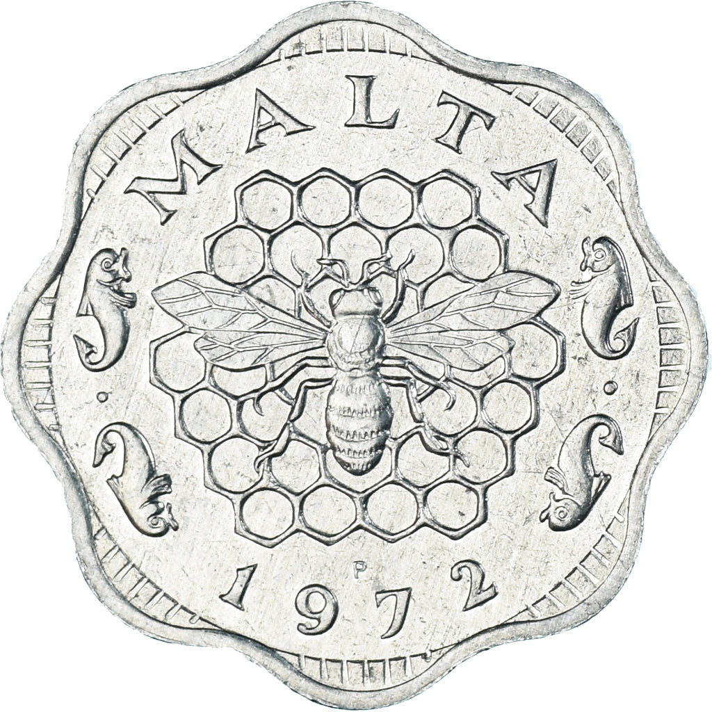 Munten, Malta, 3 Mils, 1972