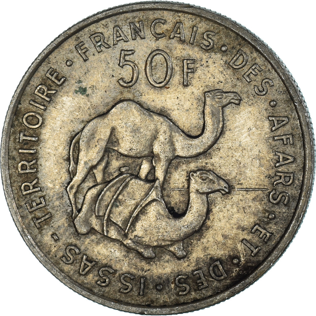 Münze, FRENCH AFARS & ISSAS, 50 Francs, 1970